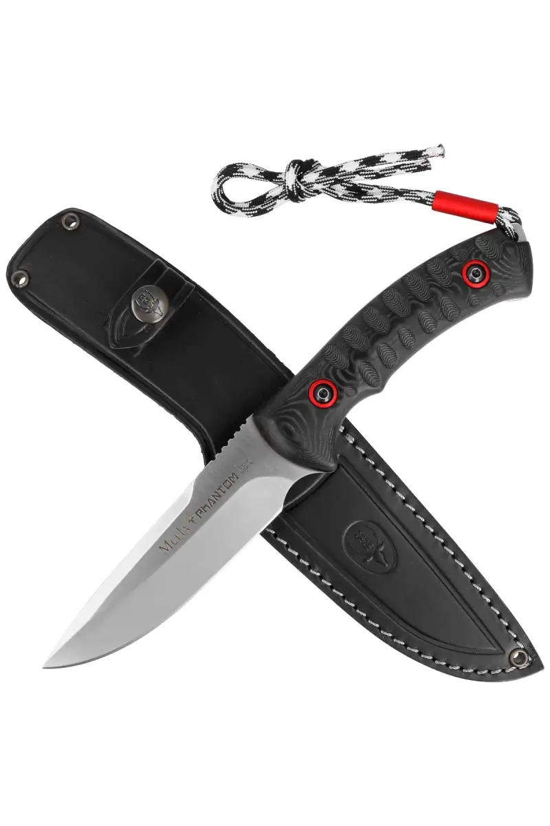 Nóż Muela Phantom-12W Black Micarta, Satin X50CrMoV15