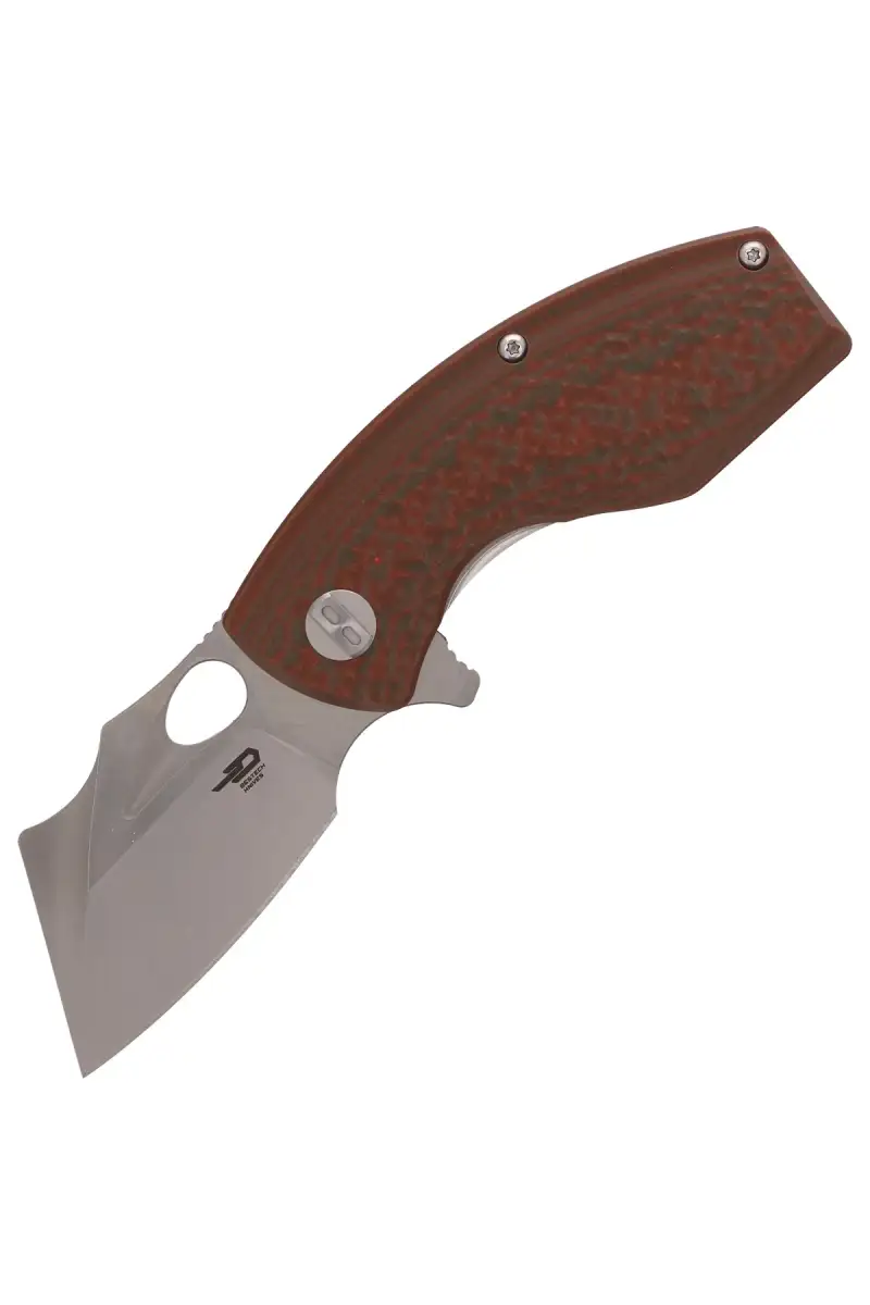 Nóż składany Bestech Lizard Green/Orange G10, Bead Blast/Satin D2 (BG39B)