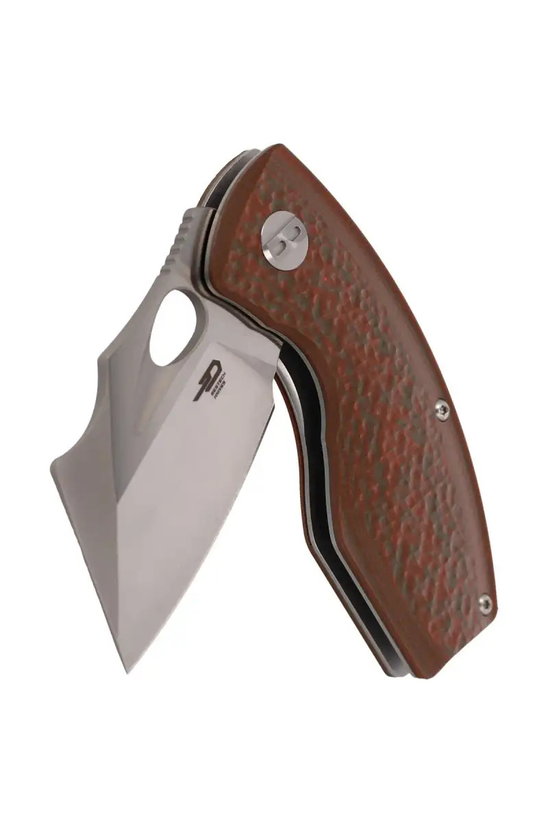 Nóż składany Bestech Lizard Green/Orange G10, Bead Blast/Satin D2 (BG39B)