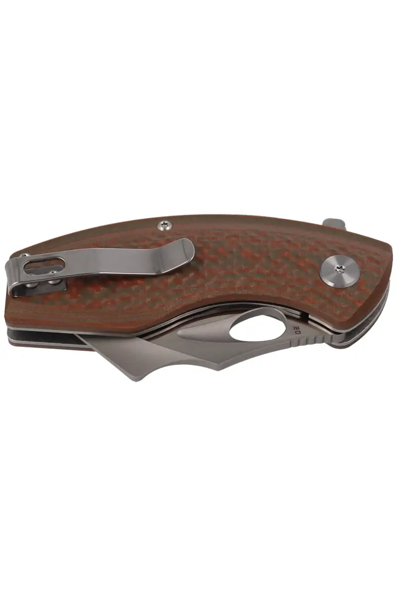 Nóż składany Bestech Lizard Green/Orange G10, Bead Blast/Satin D2 (BG39B)