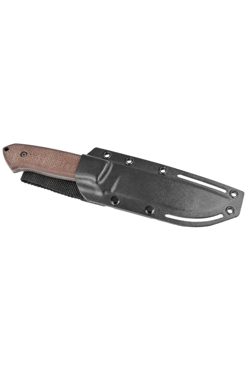 Nóż Za-Pas Ultra Outdoor Brown Micarta, Acid Stonewashed NMV (UO-ST-M-BR)