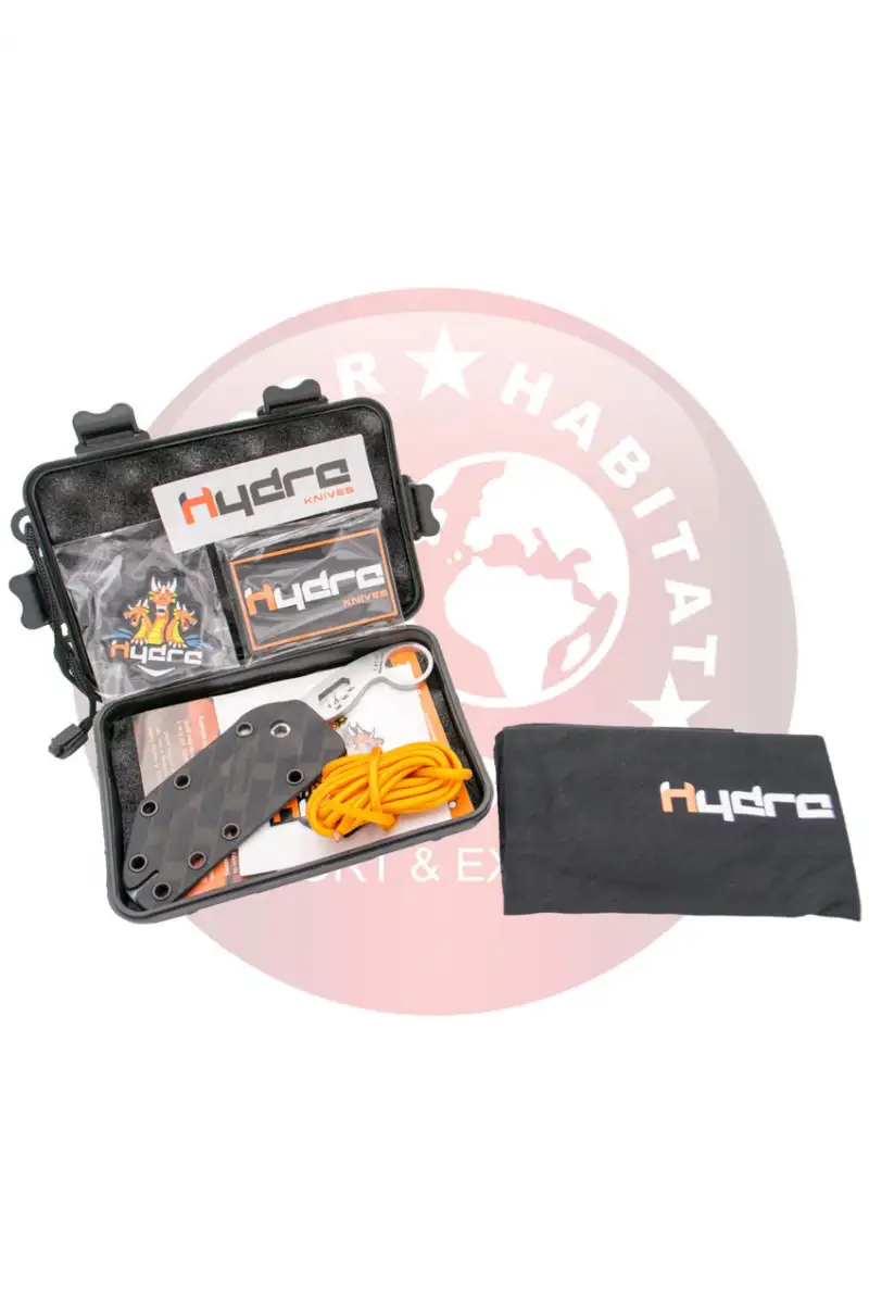 Nóż na szyję Hydra Knives Buzzard White Hawk, Satin 1.4116 (01SBL)