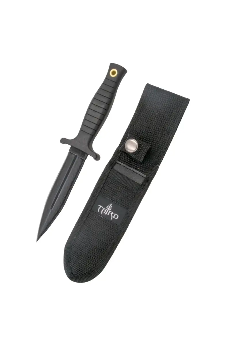 Nóż Third Decor Habitat Boot Knife Black ABS, Black (H0062)