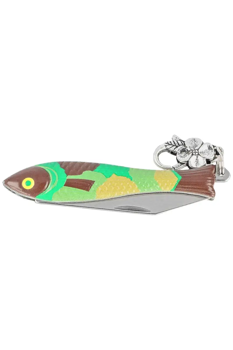 Nóż składany Mikov Fishlet 130 Camouflage, Satin 420 (130-NZn-1/CAMOUFLAGE)