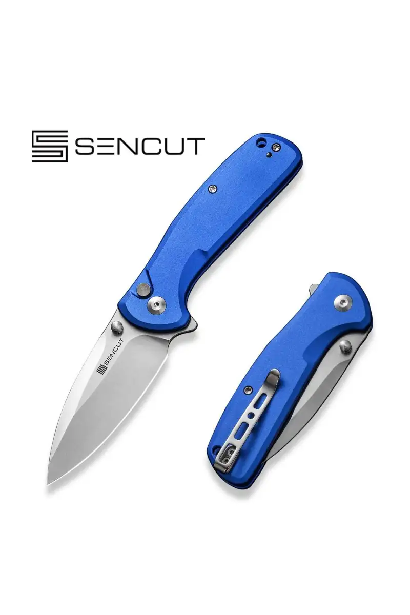 Nóż składany Sencut ArcBlast Bright Blue Aluminium, Satin 9Cr18MoV Knife (S22043B-3)