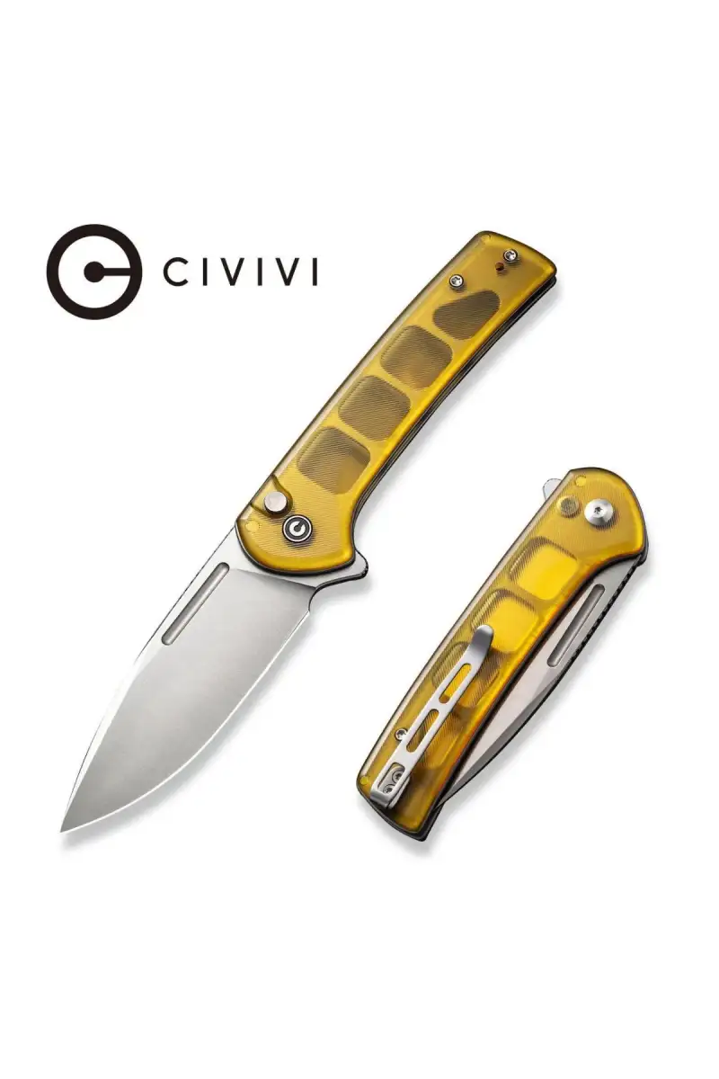 Nóż składany Civivi Conspirator Polished Ultem, Satin Nitro-V (C21006-5)