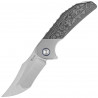 Nóż składany Reate Tiger Bead Blast Titanium/Fat Carbon Black Camo, Belt Satin M390 by Alvin Lee (TG TBB.SAT)