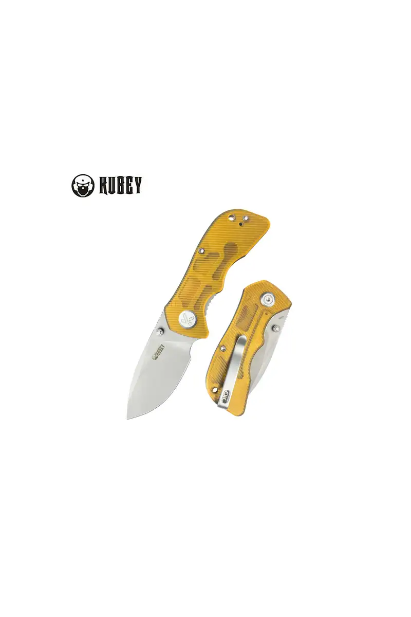 Nóż składany Kubey Karaji Ultem, Bead Blasted 14C28N (KU180H)