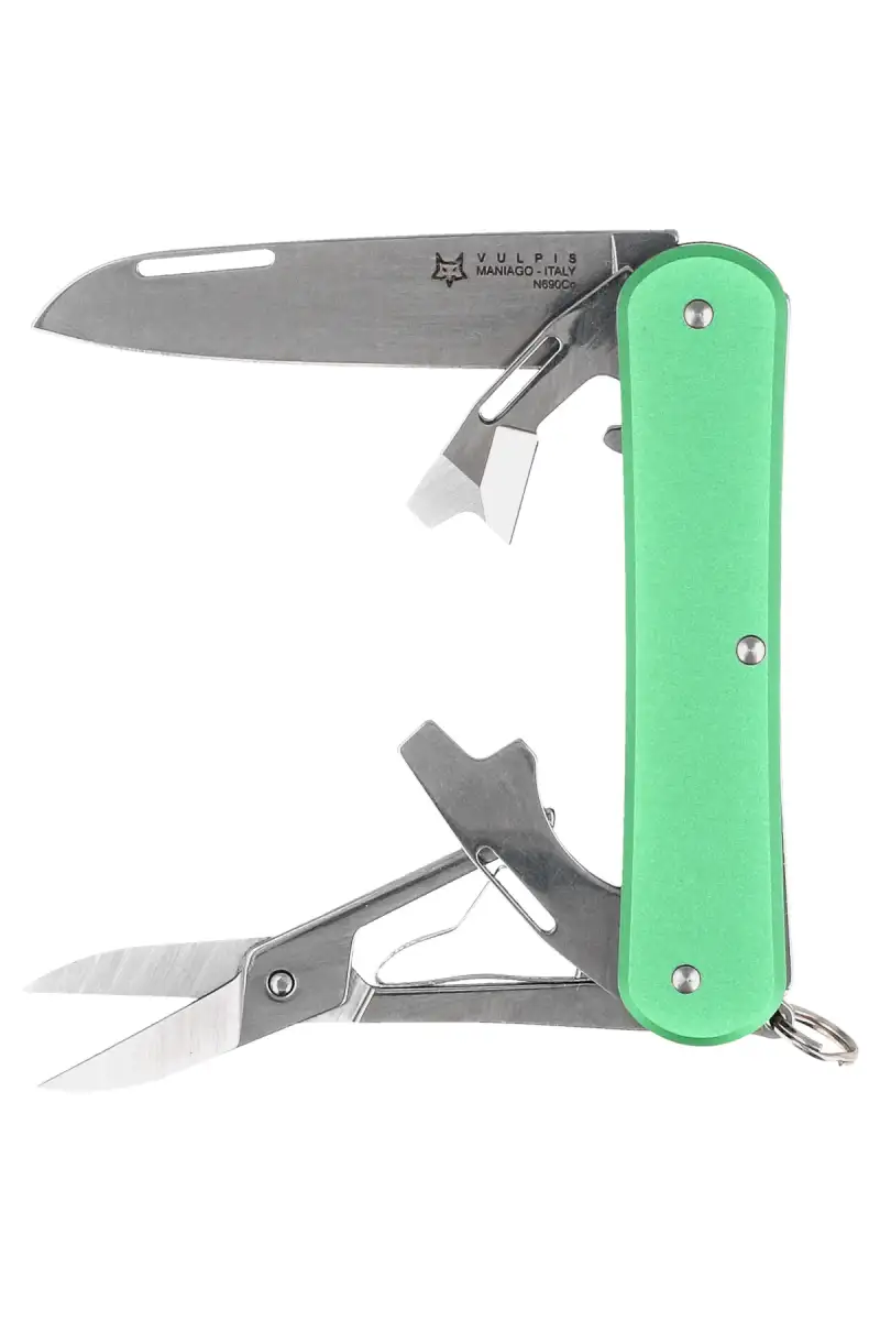 Scyzoryk Fox Vulpis F4 OD Green Aluminum, Polished N690Co (FX-VP130-F4 OD)