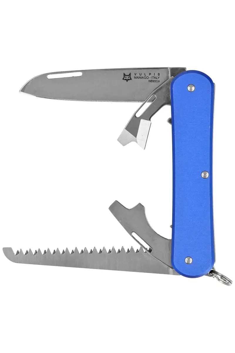 Scyzoryk Fox Vulpis S4 Sky Blue Aluminium, Polished N690Co (FX-VP130-S4 SB)