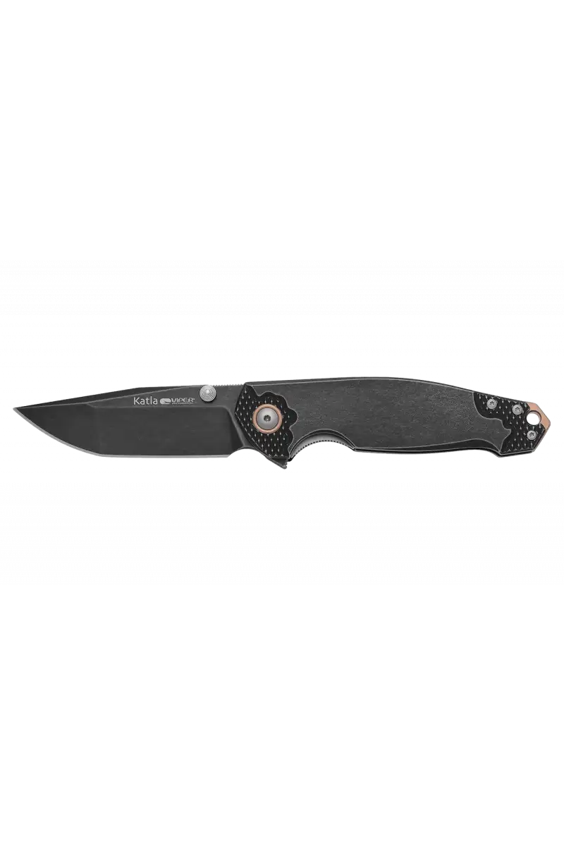 Nóż składany Viper Katla DSW Titanium 3D, Dark Stonewashed M390 by Jasper Voxnæs (V5984TI3D)