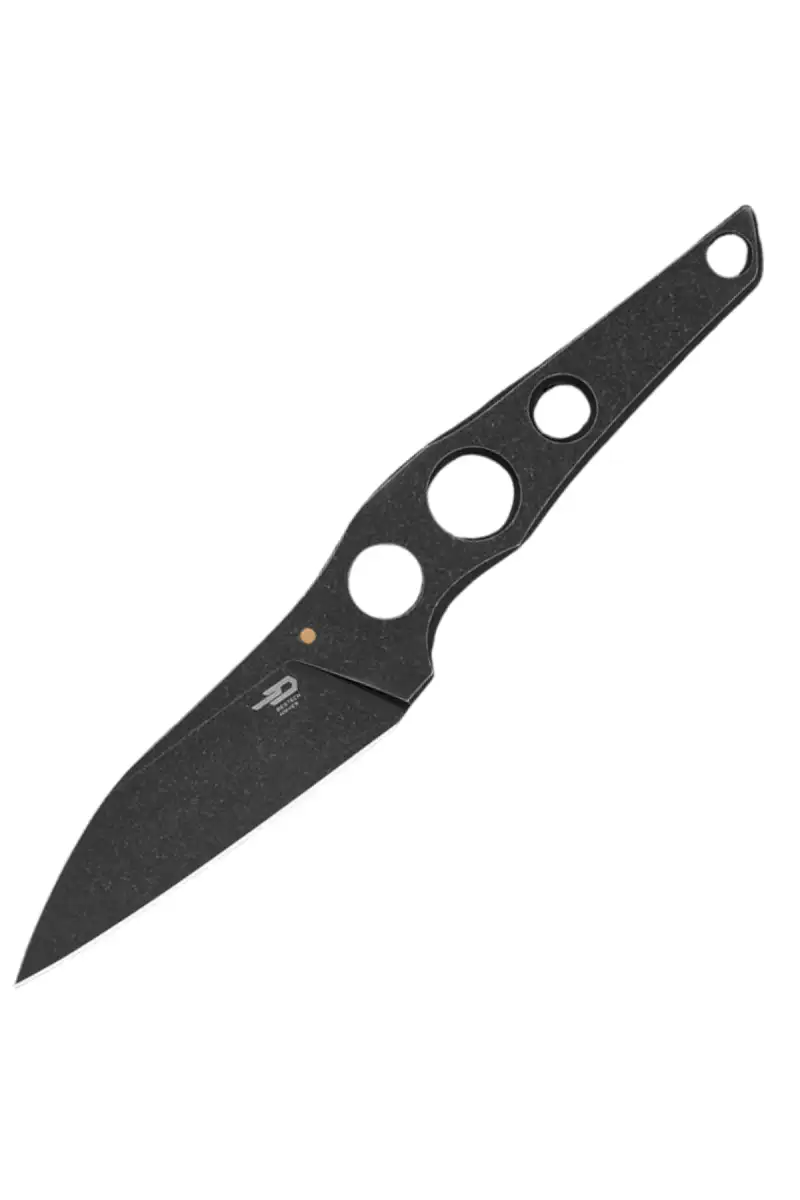 Nóż Bestech VK-Core Black Stonewashed, Black Stonewashed 14C28N by Vulpex Knife (BFK05B)