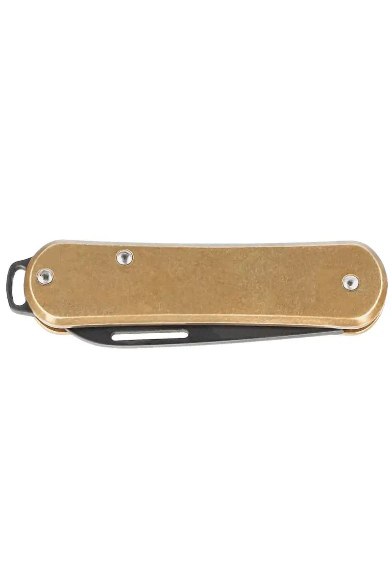 Scyzoryk Fox Vulpis Brass, Black Top Shield M390 (FX-VP108 OTB)