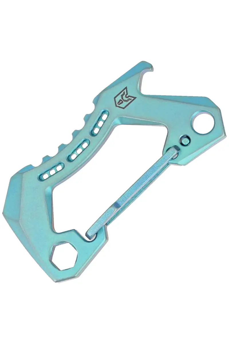Karabińczyk Bestech Carabiner Blue Titanium by Makar (BM15B)