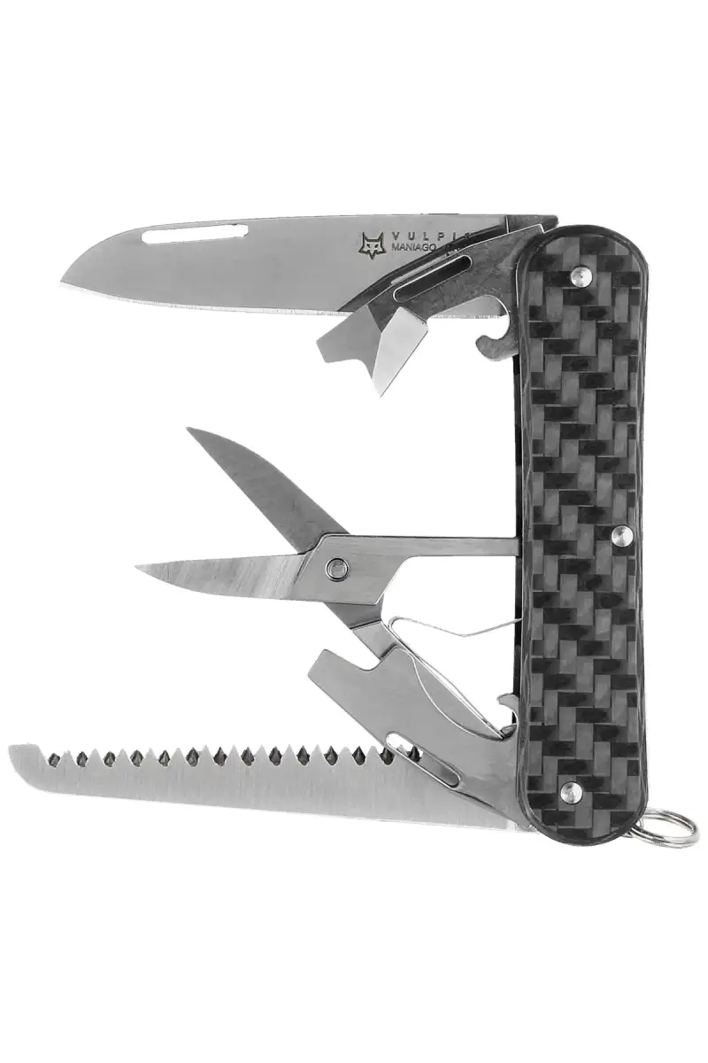 Scyzoryk Fox Vulpis SF5 Carbon Fiber 3K, Polished M390 (FX-VP130-SF5 CFF)