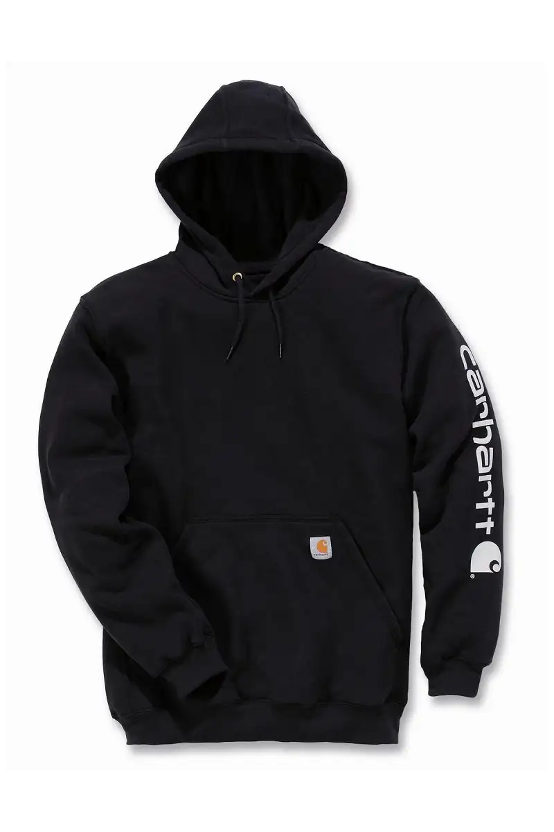 Bluza Carhartt Mid Signature Sleeve Logo Black