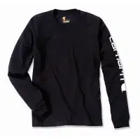 Koszulka Carhartt Logo Long Sleeve Black