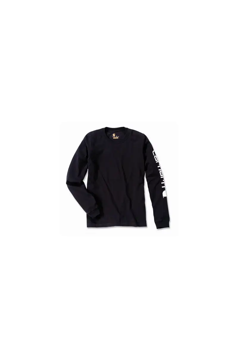 Koszulka Carhartt Logo Long Sleeve Black