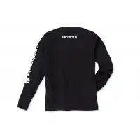 Koszulka Carhartt Logo Long Sleeve Black