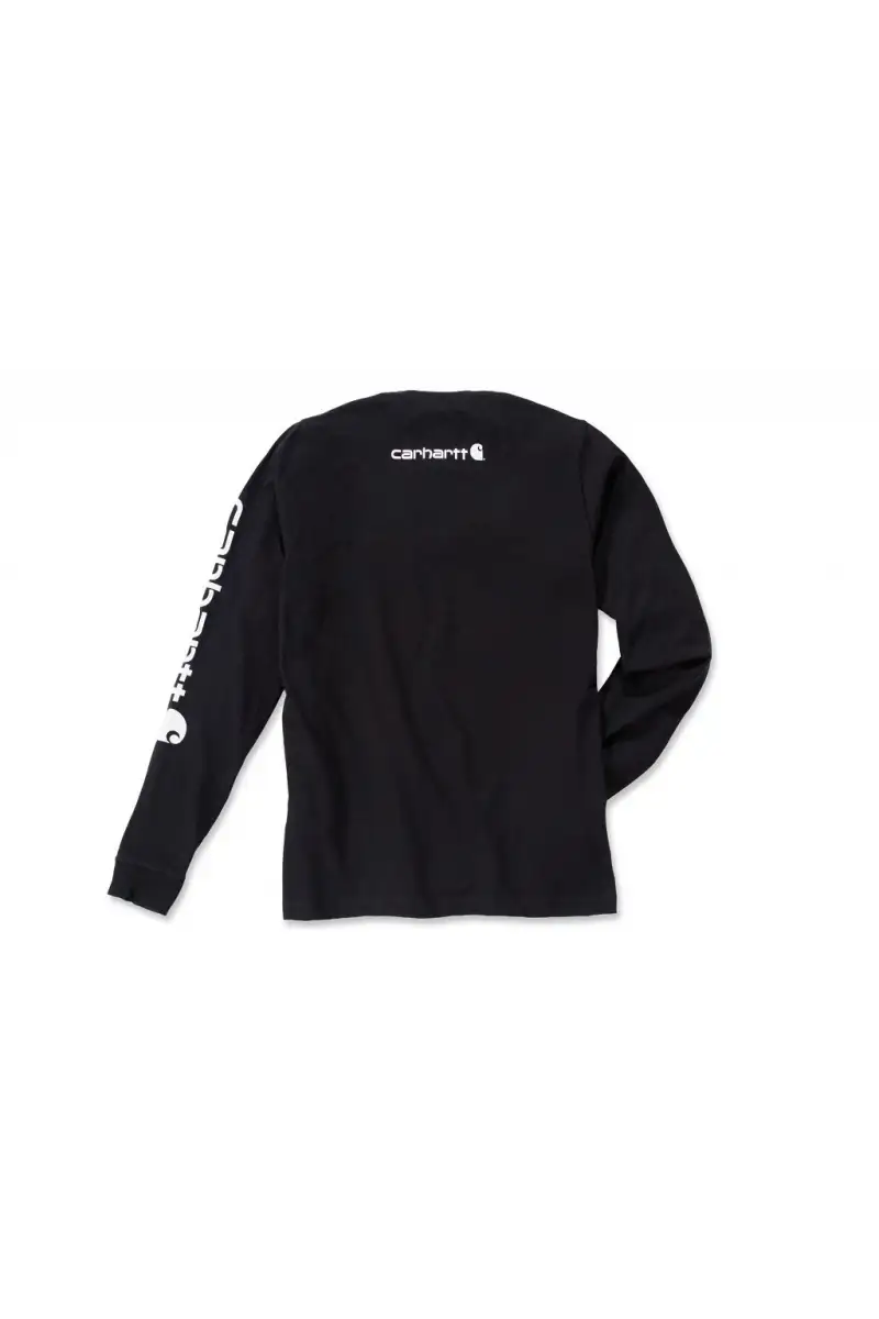 Koszulka Carhartt Logo Long Sleeve Black