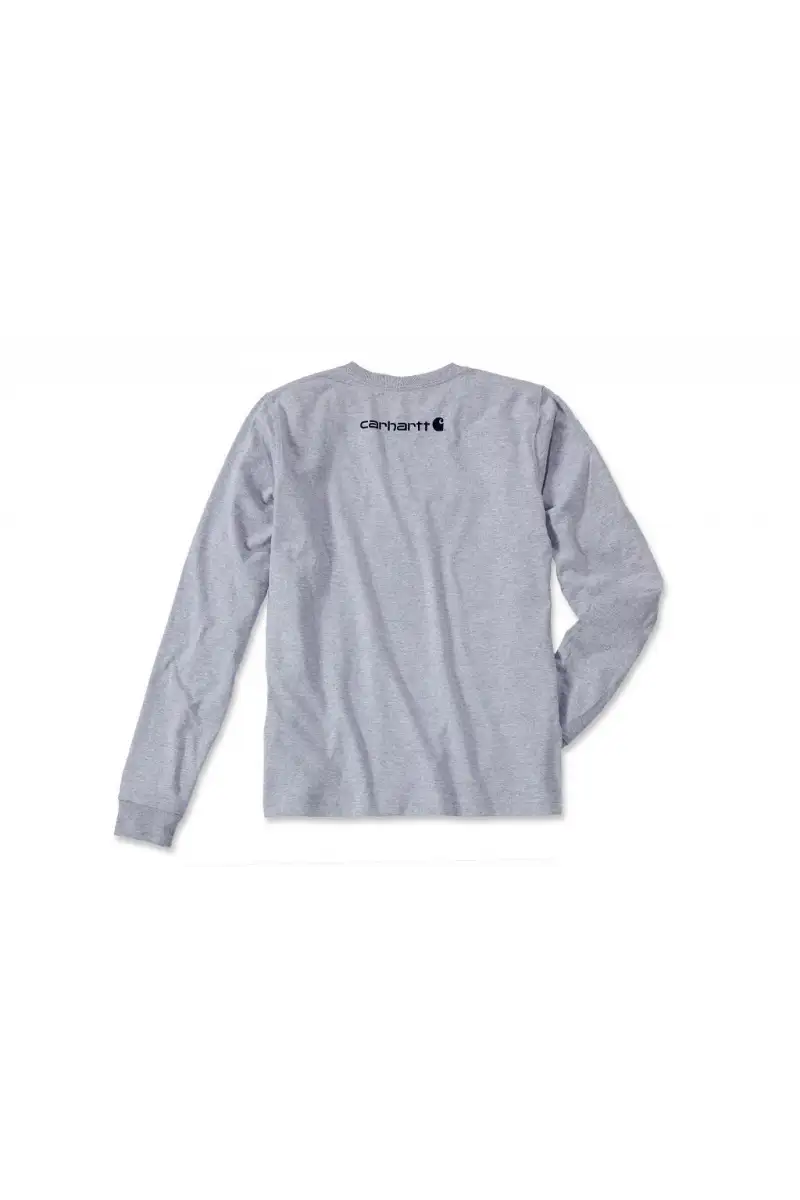 Koszulka Carhartt Logo Long Sleeve Grey