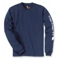 Koszulka Carhartt Logo Long Sleeve Navy