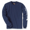 Koszulka Carhartt Logo Long Sleeve Navy