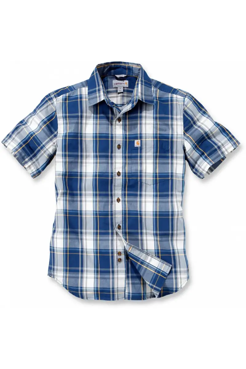Koszula Carhartt Slim Fit Plaid Blue