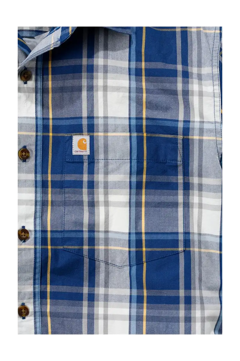 Koszula Carhartt Slim Fit Plaid Blue