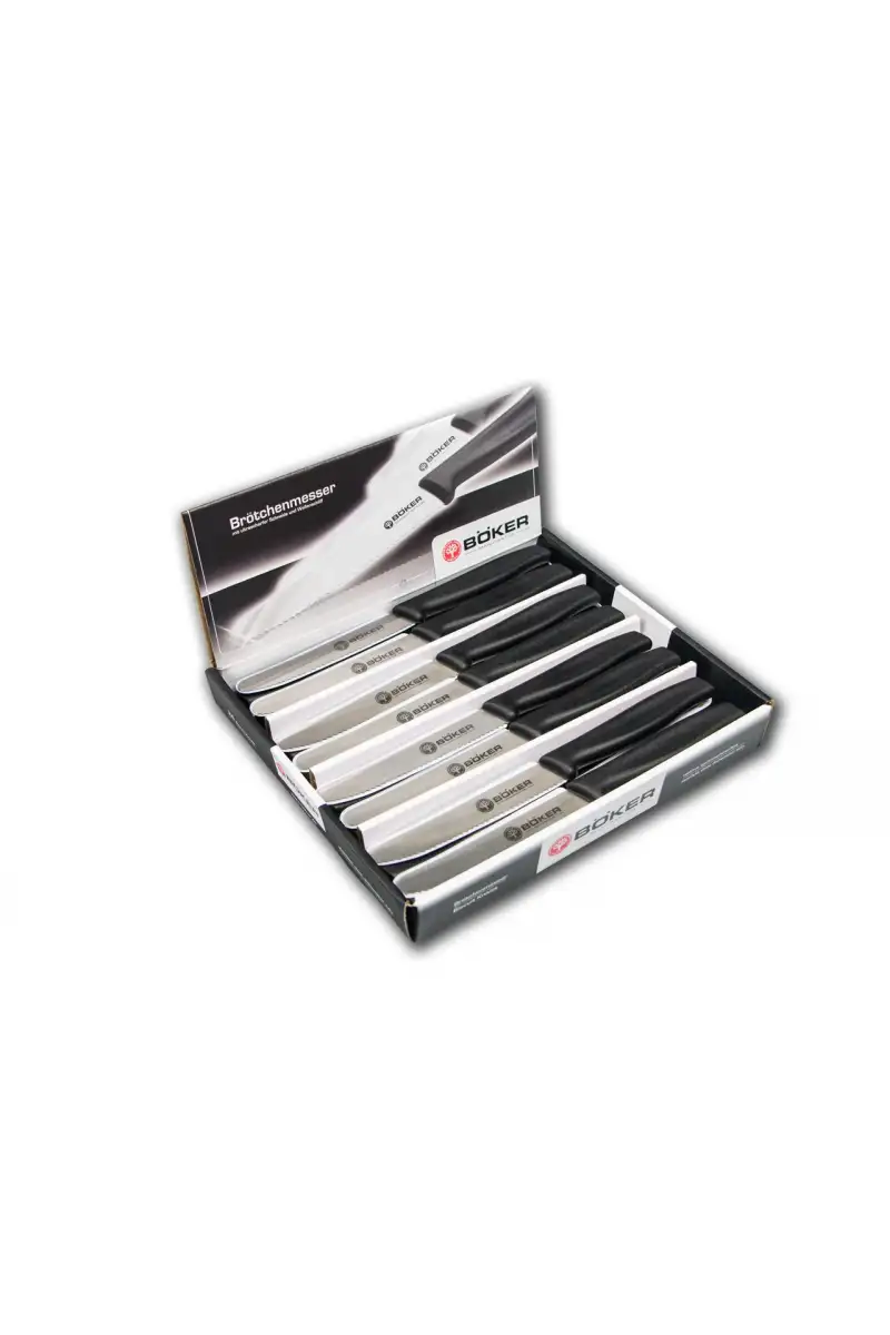 Zestaw 24 noży do chleba Boker w displayu