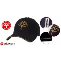 Czapka baseballowa Boker, czarna