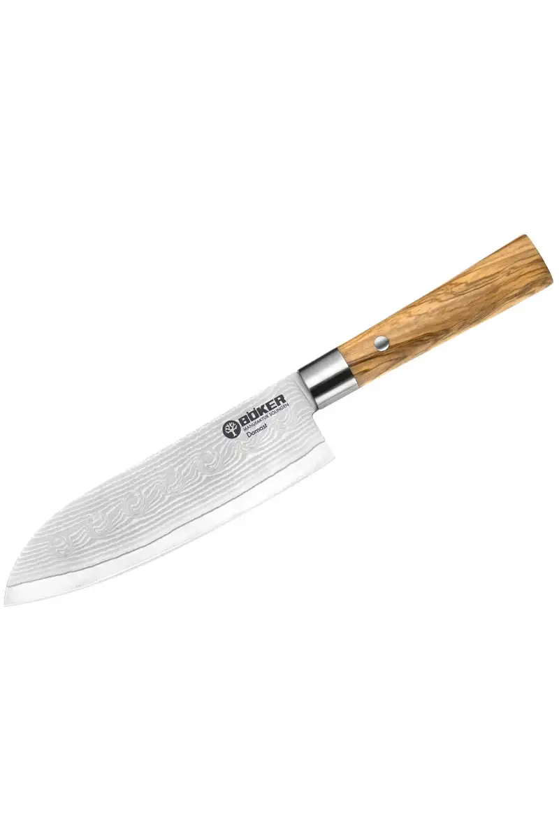 Nóż Santoku Boker Damast Olive