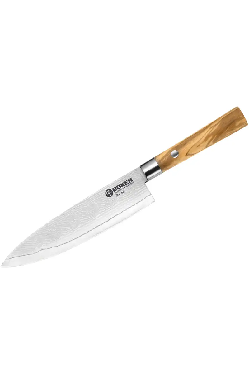 Nóż kuchaski mały Boker Damast Olive