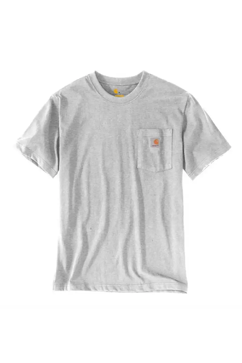 Koszulka Carhartt Workwear Pocket S/S Grey