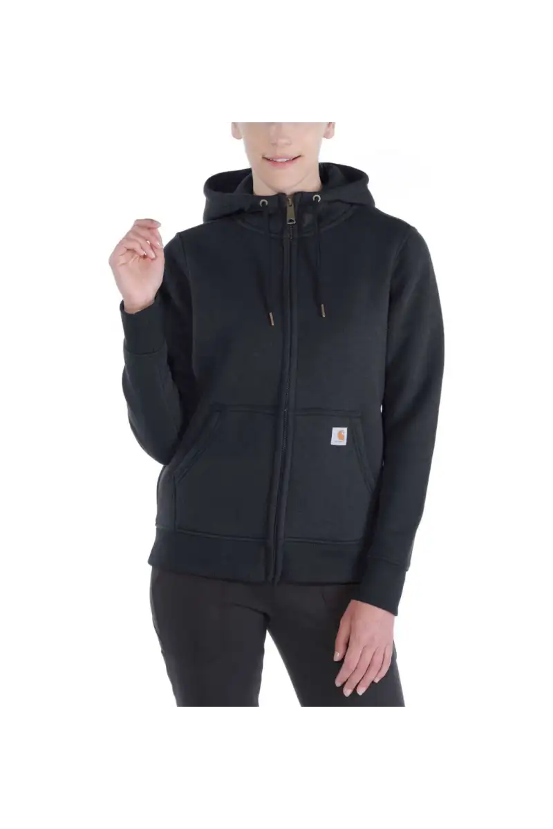 Bluza Carhartt Clarksburg Full Zip Hoodie Black