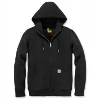 Bluza Carhartt Clarksburg Full Zip Hoodie Black