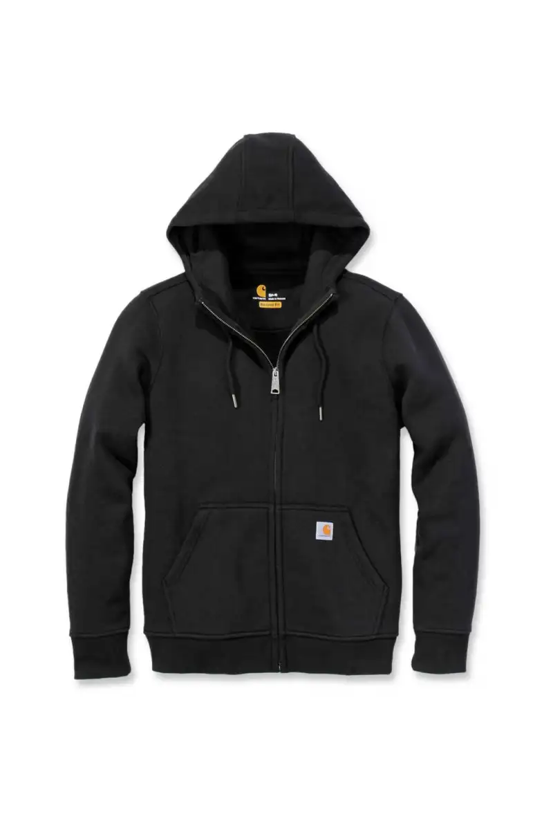 Bluza Carhartt Clarksburg Full Zip Hoodie Black