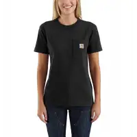 Koszulka Carhartt WK87 Workwear Pocket Black