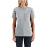 Koszulka Carhartt WK87 Workwear Pocket S/S Grey