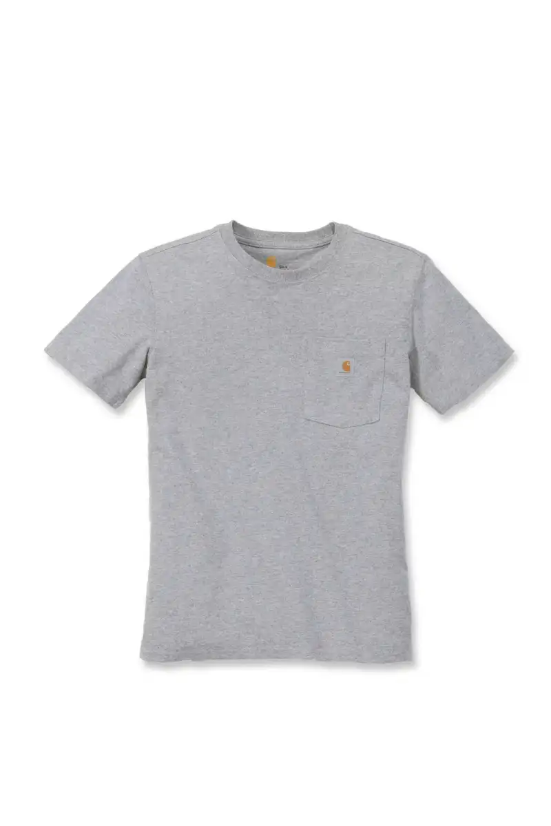 Koszulka Carhartt WK87 Workwear Pocket S/S Grey
