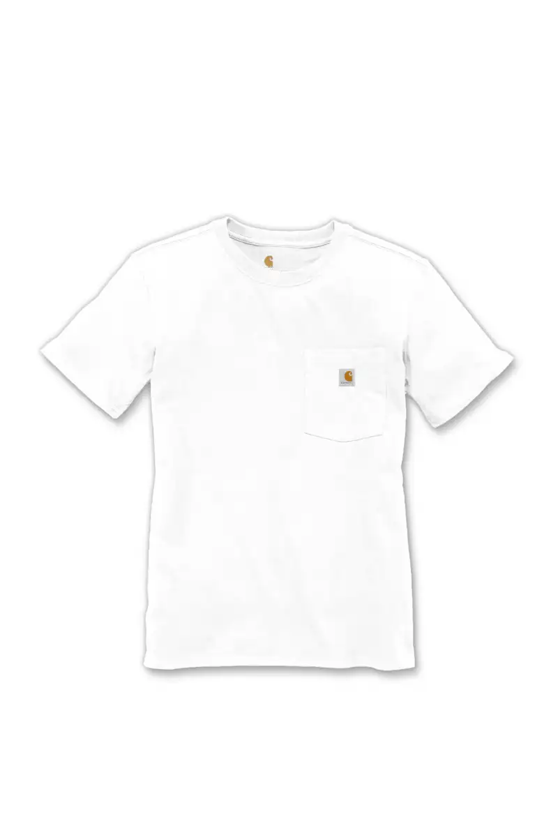 Koszulka Carhartt WK87 Workwear Pocket S/S White