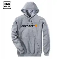 Bluza Carhartt Signature Logo Midweight Grey