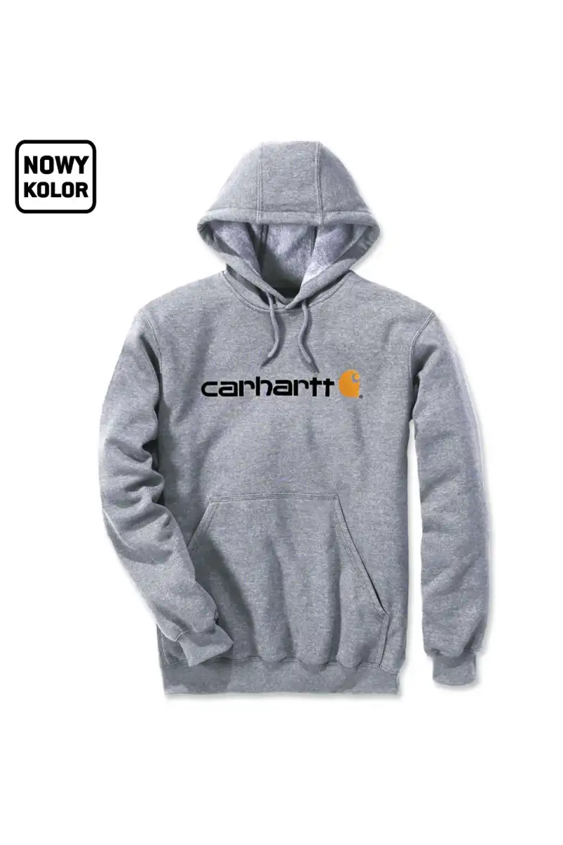 Bluza Carhartt Signature Logo Midweight Grey
