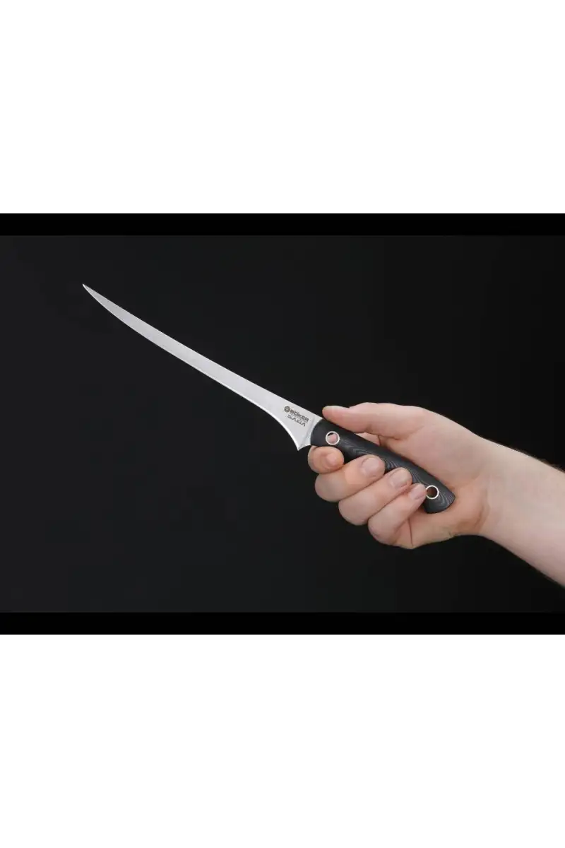 Nóż do filetowania Boker Solingen Saga G10