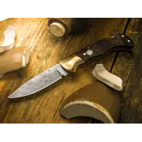 Nóż Boker Mokume Walnut Damast