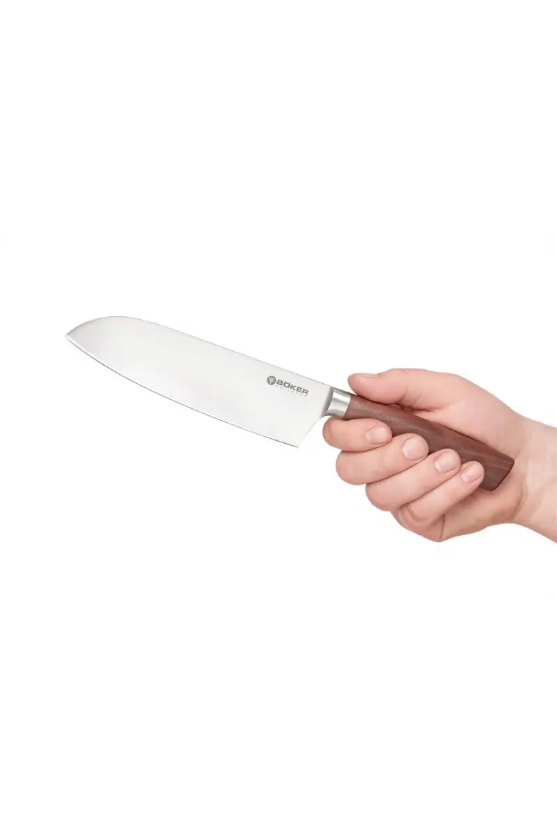 Nóż Santoku Boker Solingen Core Walnut