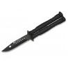 Nóż motylek K25 02131 Balisong Black