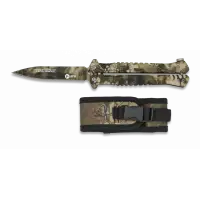 Nóż motylek K25 02132 Balisong Sand Phyton