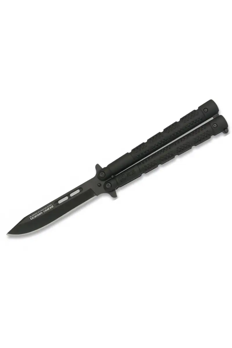 Nóż motylek K25 36250 Balisong Black