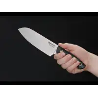 Nóż Santoku Boker Solingen Saga G10 Stonewash